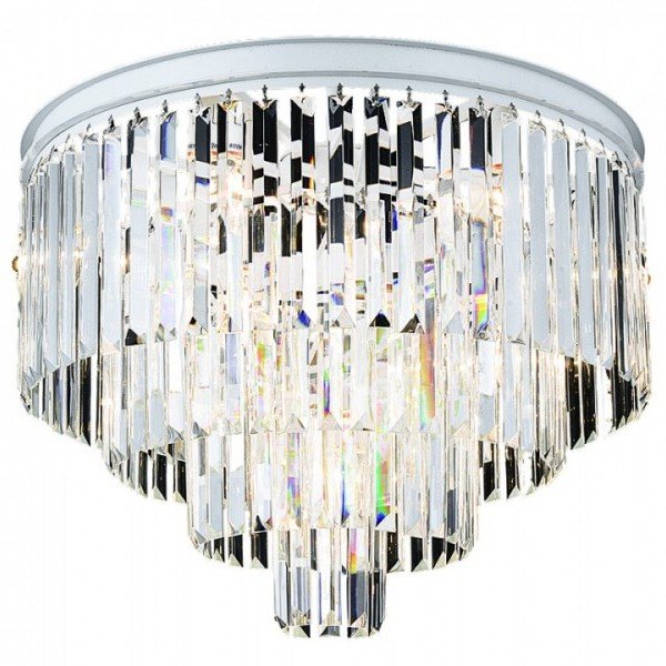 Потолочный светильник RH Odeon Clear Glass ceiling chandelier 4 Square Белый Прозрачное Стекло Потолочный светильник RH Odeon Clear Glass ceiling chandelier 4 Square Белый Прозрачное Стекло в Брянске | Loft Concept