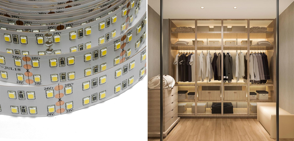 Светодиодная лента 38W/m 240Led/m 2835SMD теплый белый Светодиодная лента 38W/m 240Led/m 2835SMD теплый белый - Loft-Concept в Брянске