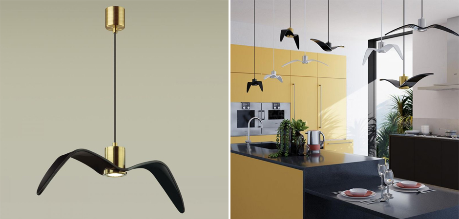 Подвесной светильник Seagull Gold черный Подвесной светильник Seagull Gold черный - Loft-Concept в Брянске