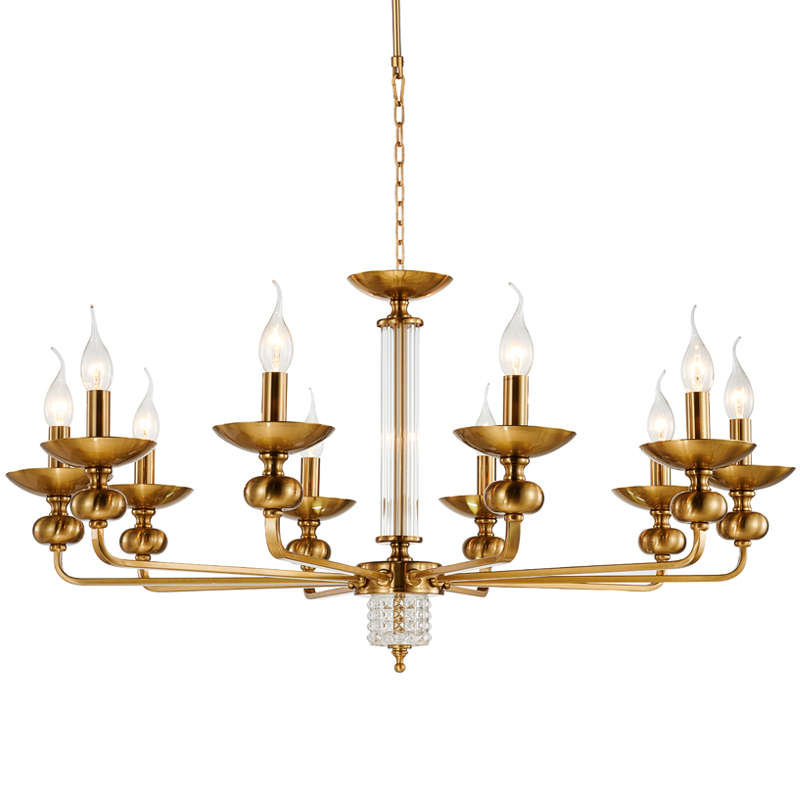 Люстра Adilin Chandelier 91 Бронза Прозрачный Люстра Adilin Chandelier 91 Бронза Прозрачный в Брянске | Loft Concept