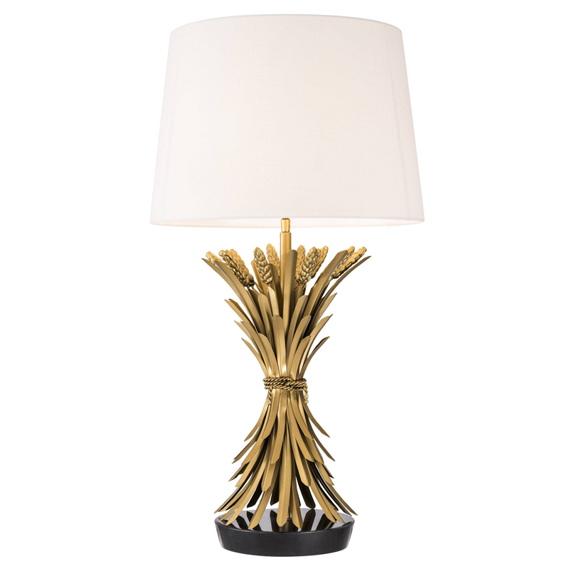 Настольная лампа Eichholtz Table Lamp Bonheur Золотой Белый Черный Настольная лампа Eichholtz Table Lamp Bonheur Золотой Белый Черный в Брянске | Loft Concept