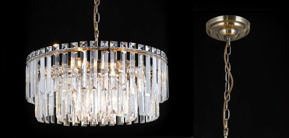 Люстра Odeon Chandelier Прозрачное Стекло Люстра Odeon Chandelier Прозрачное Стекло - Loft-Concept в Брянске