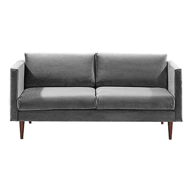 Диван Simple Forms Sofa Gray Серый Коричневый Диван Simple Forms Sofa Gray Серый Коричневый в Брянске | Loft Concept