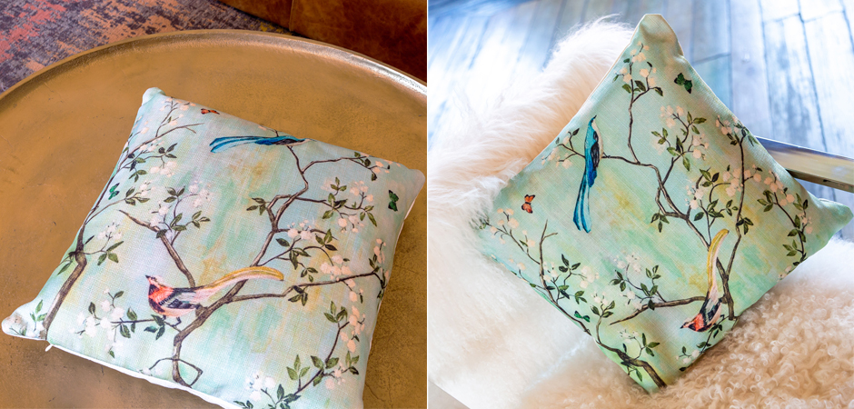 Декоративная подушка Beige and Green Chinoiserie 4 Декоративная подушка Beige and Green Chinoiserie 4 - Loft-Concept в Брянске