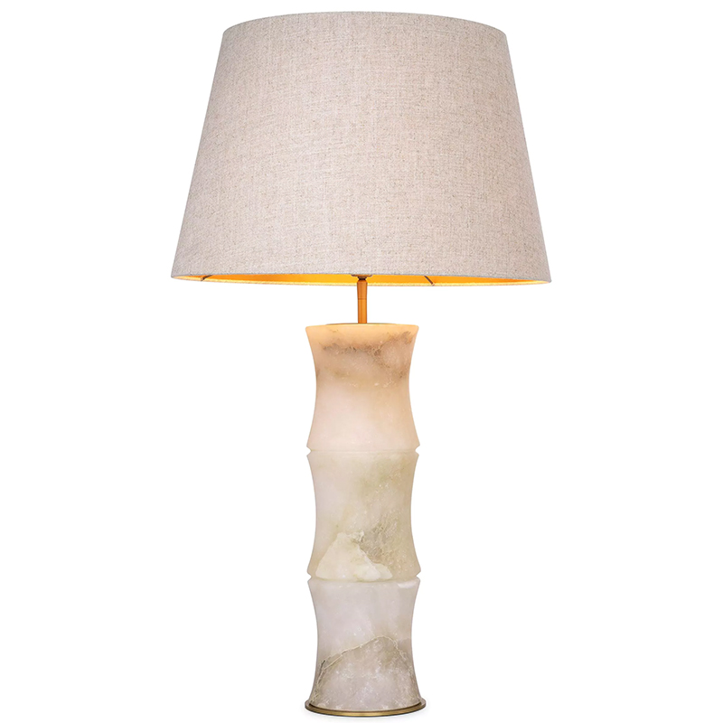 Настольная лампа Eichholtz Table Lamp Bonny Alabaster Латунь Бежевый Бежево-серый Настольная лампа Eichholtz Table Lamp Bonny Alabaster Латунь Бежевый Бежево-серый в Брянске | Loft Concept
