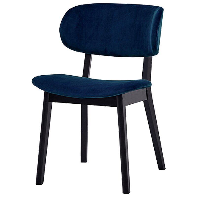 Стул Mungan Stool blue Черный Сапфирово-синий Стул Mungan Stool blue Черный Сапфирово-синий в Брянске | Loft Concept