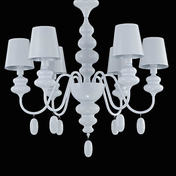 Люстра Masiero Eva Chandelier 6 Белый Люстра Masiero Eva Chandelier 6 Белый в Брянске | Loft Concept