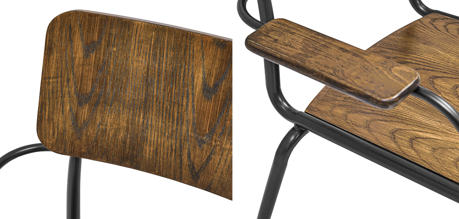 Стул с подлокотниками Joshua Loft Stool with armrests Стул с подлокотниками Joshua Loft Stool with armrests - Loft-Concept в Брянске