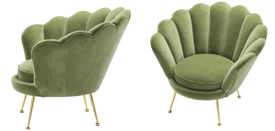 Кресло Eichholtz Chair Trapezium Light Green Кресло Eichholtz Chair Trapezium Light Green - Loft-Concept в Брянске