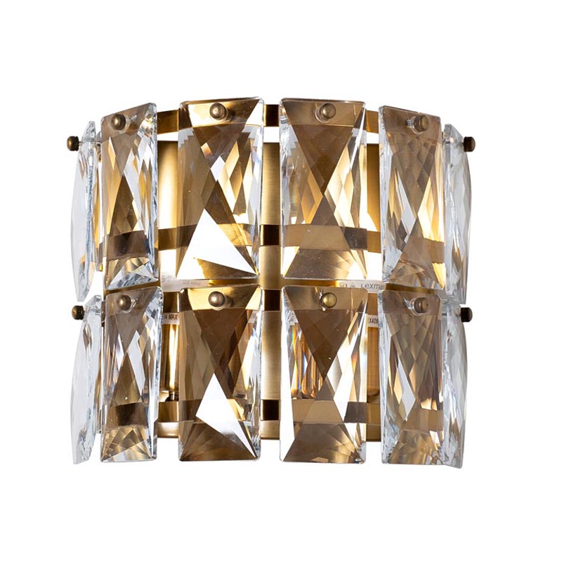 Бра Tiers Crystal Light brass 2 Латунь в Брянске | Loft Concept 