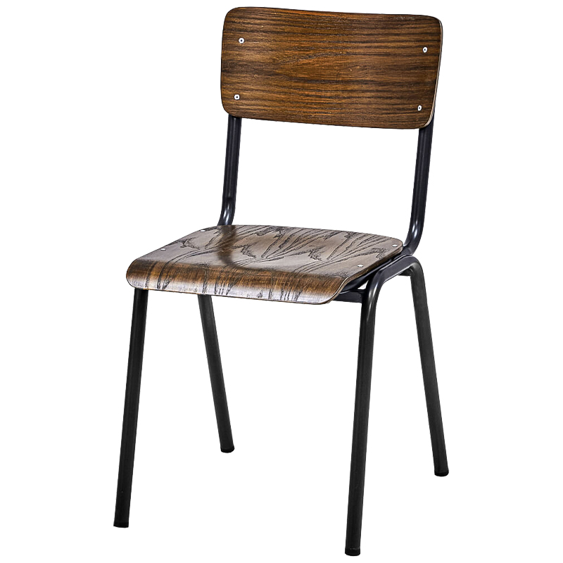 Стул Joshua Loft Stool Коричневый Черный Стул Joshua Loft Stool Коричневый Черный в Брянске | Loft Concept