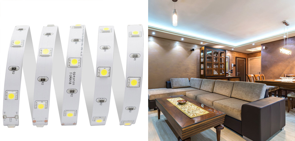 Комплект светодиодной ленты 7,2W/m 30LED/m 5050SMD холодный белый 5M Комплект светодиодной ленты 7,2W/m 30LED/m 5050SMD холодный белый 5M - Loft-Concept в Брянске