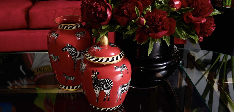 Ваза с крышкой VASE ZEBER URN Ваза с крышкой VASE ZEBER URN - Loft-Concept в Брянске