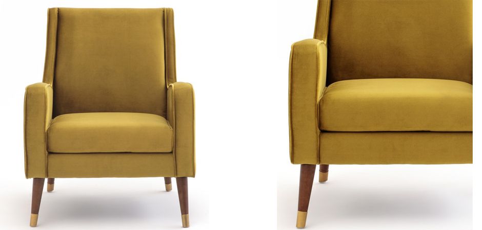 Кресло Classic Furniture горчичный Кресло Classic Furniture горчичный - Loft-Concept в Брянске