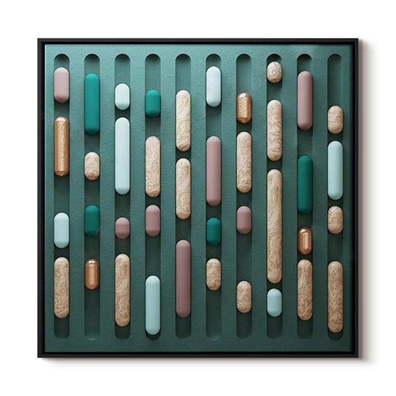 Арт-объект на стену деревянный Pill Мульти Арт-объект на стену деревянный Pill Мульти в Брянске | Loft Concept