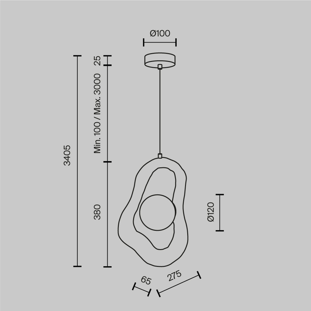 Подвесной светильник Opus в Брянске