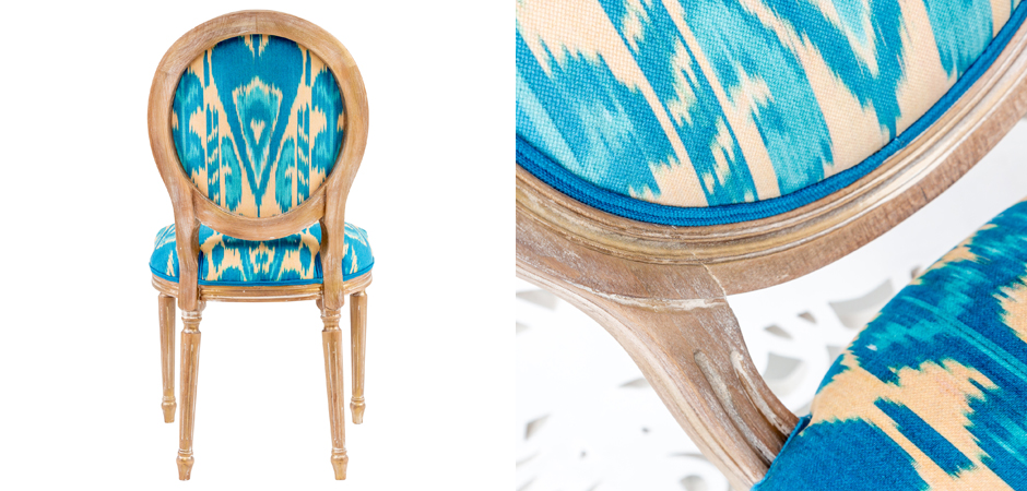 Стул Ikat Pattern Голубой Стул Ikat Pattern Голубой - Loft-Concept в Брянске
