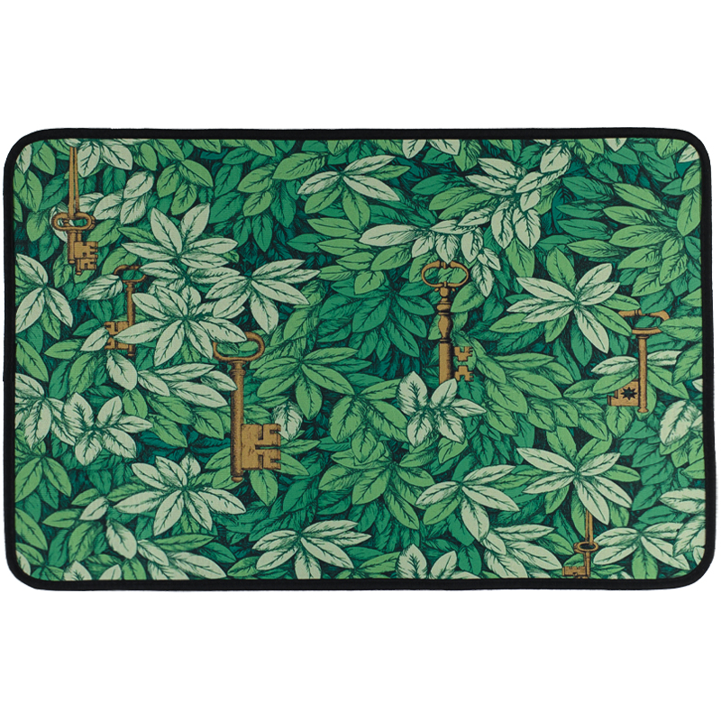 Ковер Keys Fornasetti Rug Зеленый Ковер Keys Fornasetti Rug Зеленый в Брянске | Loft Concept