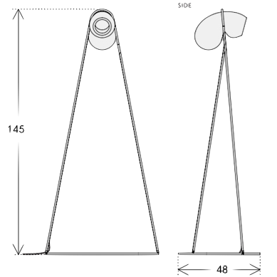 Торшер White glass trap floor lamp Торшер White glass trap floor lamp в Брянске