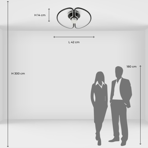 Потолочный светильник черного цвета круглой формы Luke Lampco Tracer Lamp в Брянске