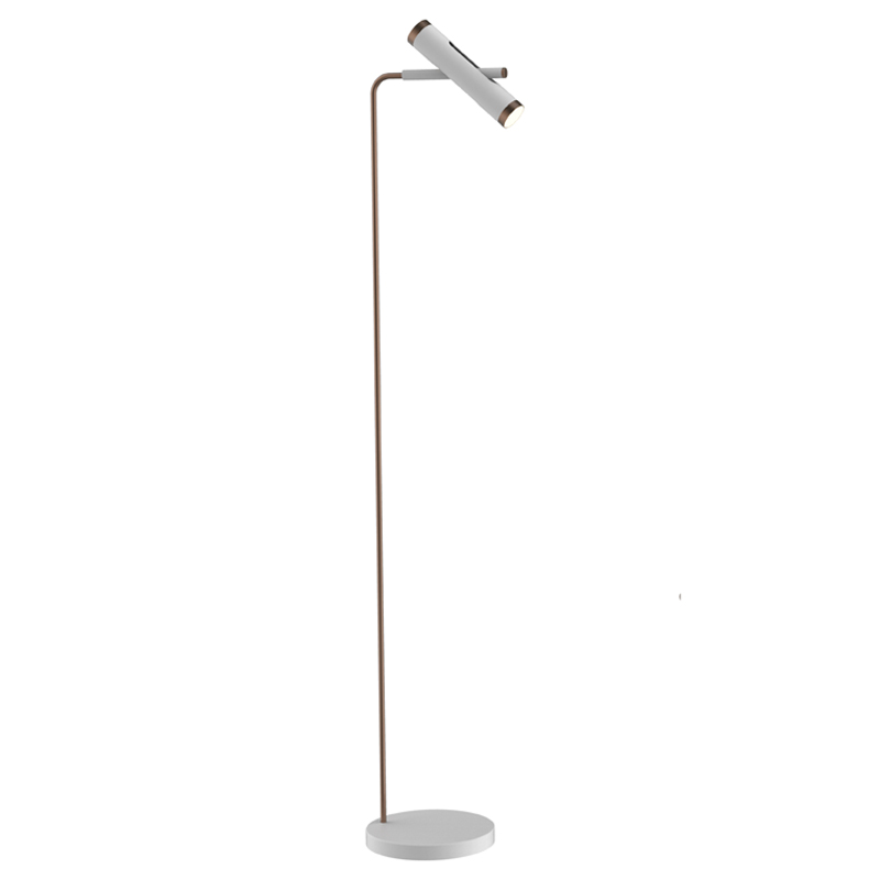 Торшер Rainer Floor Lamp white Белый Золотой Торшер Rainer Floor Lamp white Белый Золотой в Брянске | Loft Concept