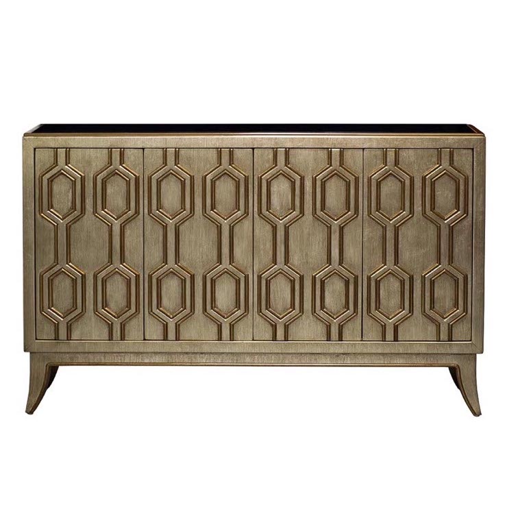 Комод Wedford Pattern Commode Черный Античная Бронза Комод Wedford Pattern Commode Черный Античная Бронза в Брянске | Loft Concept