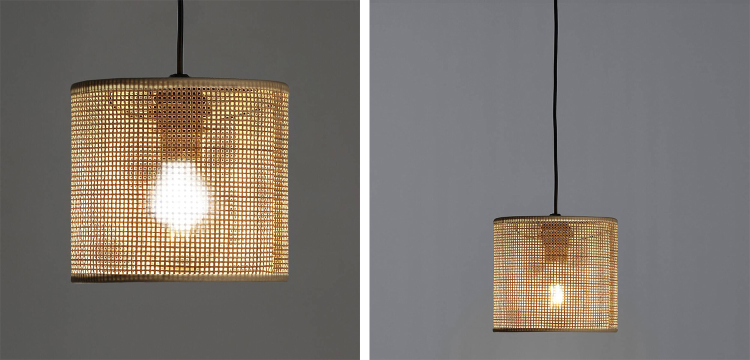 Подвесной светильник Ottar Wicker beige - фото