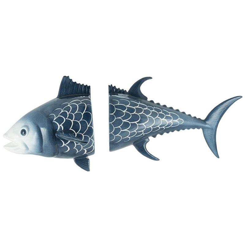 Аксессуар на стену Tuna Bisc. Blue White Синий Белый Аксессуар на стену Tuna Bisc. Blue White Синий Белый в Брянске | Loft Concept