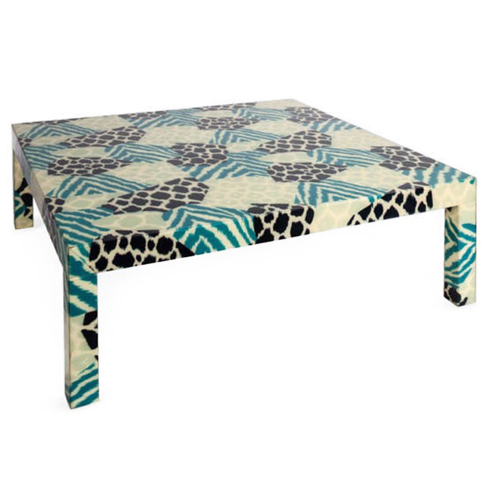 Кофейный стол Graphic Coffee Table Бирюзовый Белый Черный Кофейный стол Graphic Coffee Table Бирюзовый Белый Черный в Брянске | Loft Concept