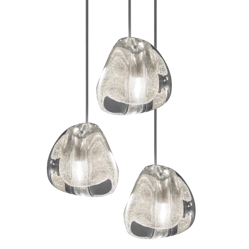 Подвесной светильник Mizu 1 Suspension Lamp Silver Серебряный Хром Подвесной светильник Mizu 1 Suspension Lamp Silver Серебряный Хром в Брянске | Loft Concept