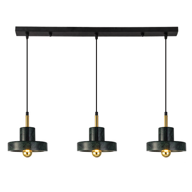 Люстра Tom Dixon Stone Pendant Black 3 Черный Золотой Люстра Tom Dixon Stone Pendant Black 3 Черный Золотой в Брянске | Loft Concept