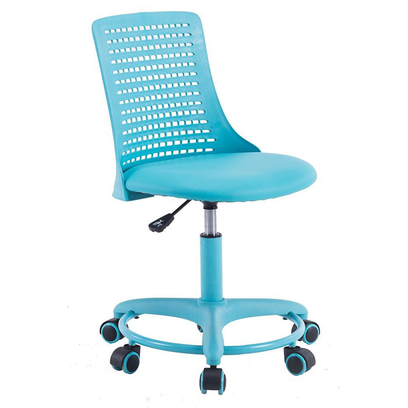 Кресло Bright Kiddie Office Chair blue Бирюзовый Кресло Bright Kiddie Office Chair blue Бирюзовый в Брянске | Loft Concept
