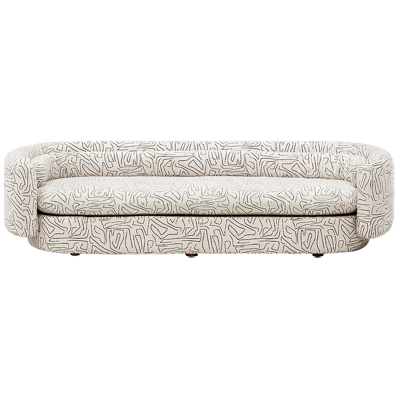 Диван Everard Print White Sofa Белый Черный Диван Everard Print White Sofa Белый Черный в Брянске | Loft Concept