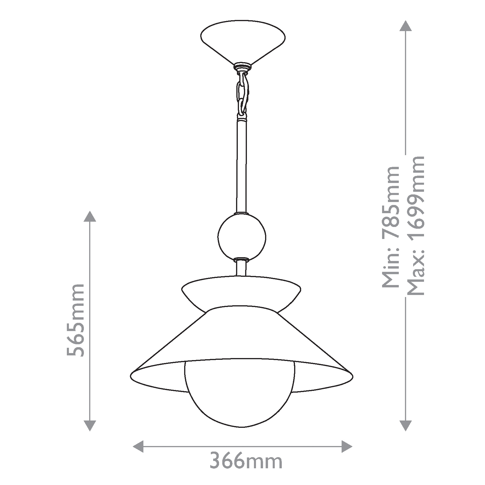 Подвесной светильник латунного цвета с конусовидным белым плафоном Quintiesse в Брянске