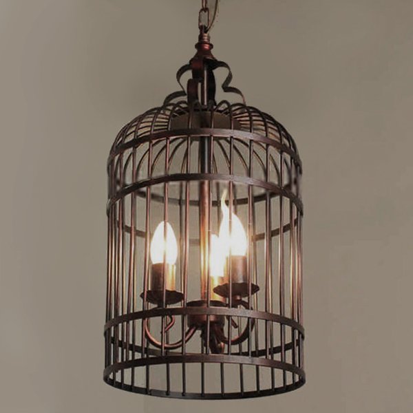 Люстра BIRDCAGE BROWN 26 Коричневый винтаж Люстра BIRDCAGE BROWN 26 Коричневый винтаж в Брянске | Loft Concept