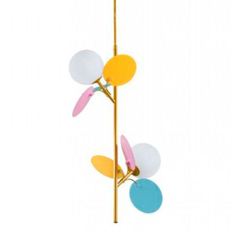 Люстра MATISSE Pendant Double multicolor Мульти Золотой Белый Люстра MATISSE Pendant Double multicolor Мульти Золотой Белый в Брянске | Loft Concept