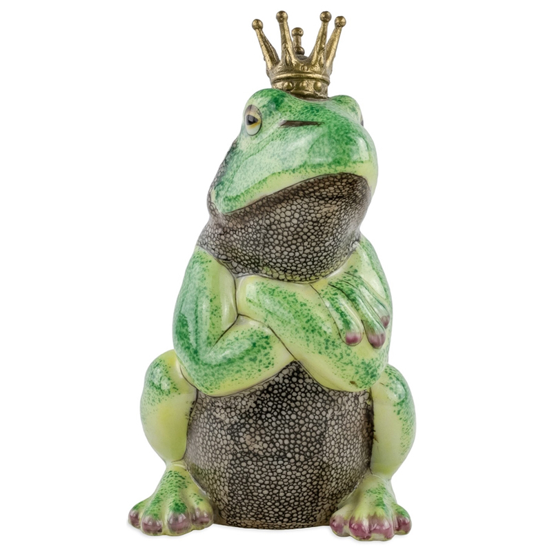Статуэтка Important Frog Зеленый Золотой Статуэтка Important Frog Зеленый Золотой в Брянске | Loft Concept