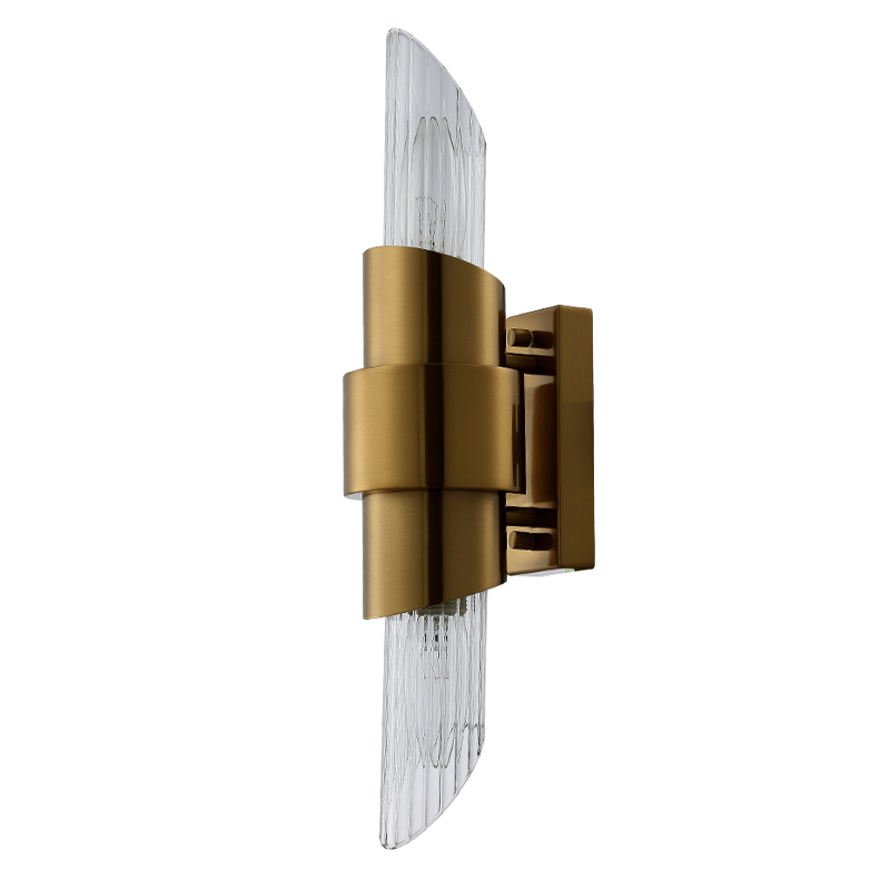 Бра с прозрачным плафоном цилиндрической формы Luxxu Modern Design Бронза Хром Прозрачное Стекло Бра с прозрачным плафоном цилиндрической формы Luxxu Modern Design Бронза Хром Прозрачное Стекло в Брянске | Loft Concept