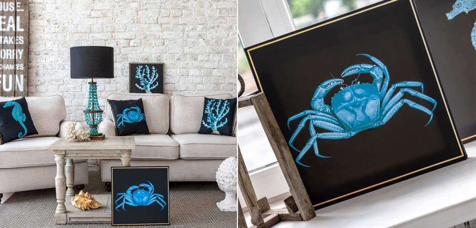 Постер Blue Crab Poster Постер Blue Crab Poster - Loft-Concept в Брянске