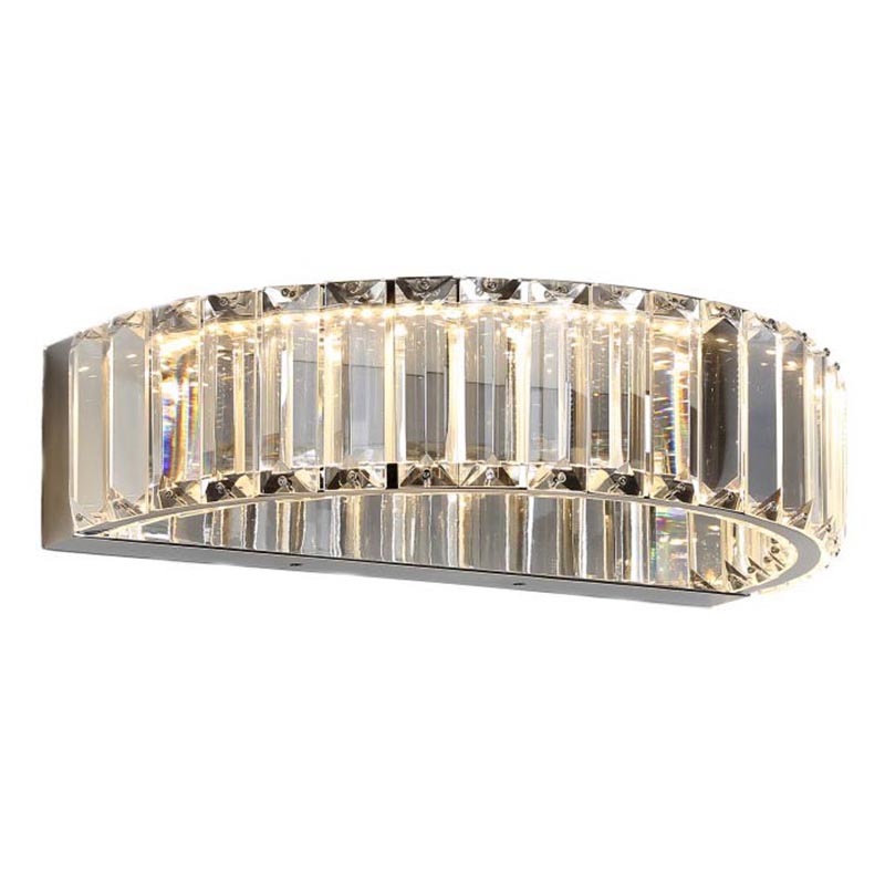 Бра Crystal Shine Linda Chrome Wall Lamp A Хром Прозрачный (Transparent) Бра Crystal Shine Linda Chrome Wall Lamp A Хром Прозрачный (Transparent) в Брянске | Loft Concept