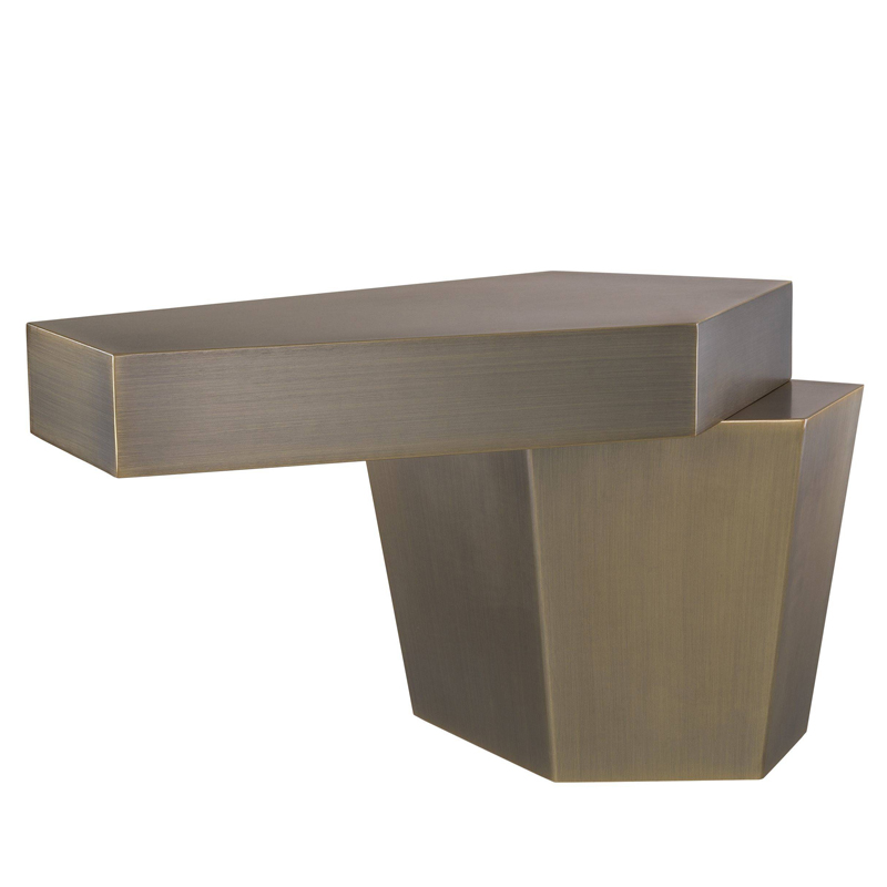 Кофейный стол Eichholtz Coffee Table Calabasas Low brass Латунь Античная полированная Кофейный стол Eichholtz Coffee Table Calabasas Low brass Латунь Античная полированная в Брянске | Loft Concept