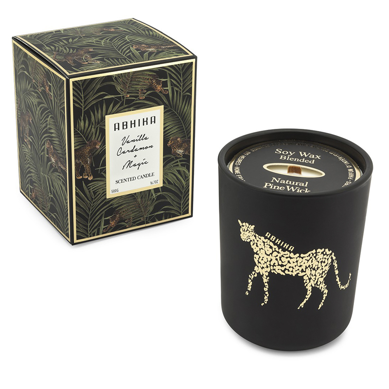 Свеча ароматизированная в стакане CANDLE ABHIKA WALKING SX Черный Свеча ароматизированная в стакане CANDLE ABHIKA WALKING SX Черный в Брянске | Loft Concept