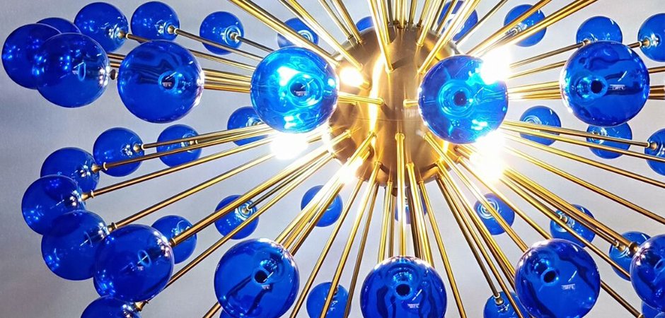 Люстра BLUE MURANO SPUTNIK DV5513 Люстра BLUE MURANO SPUTNIK DV5513 - Loft-Concept в Брянске