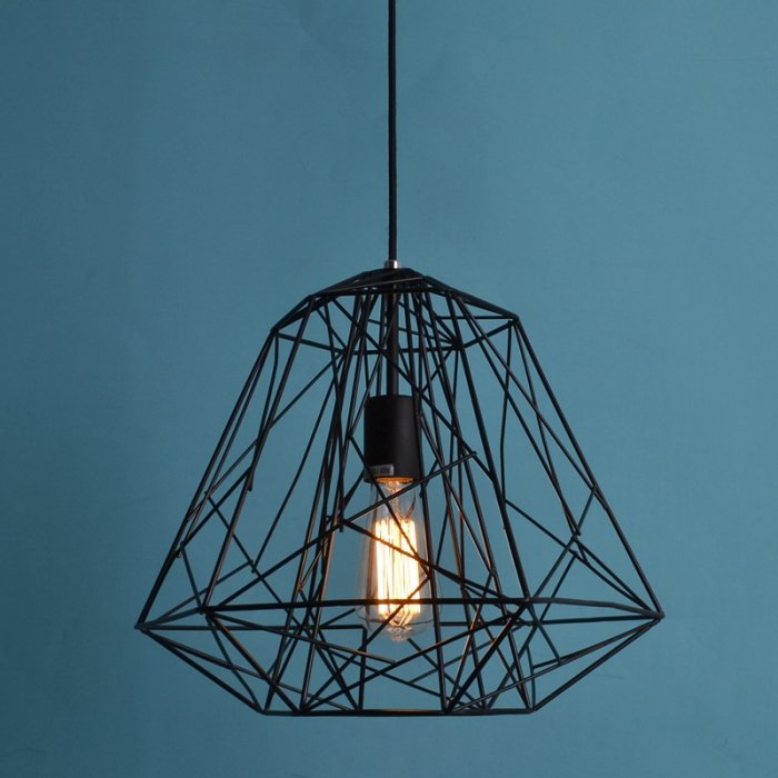 Подвесной светильник Loft Industrial Bar Nest Черный Подвесной светильник Loft Industrial Bar Nest Черный в Брянске | Loft Concept