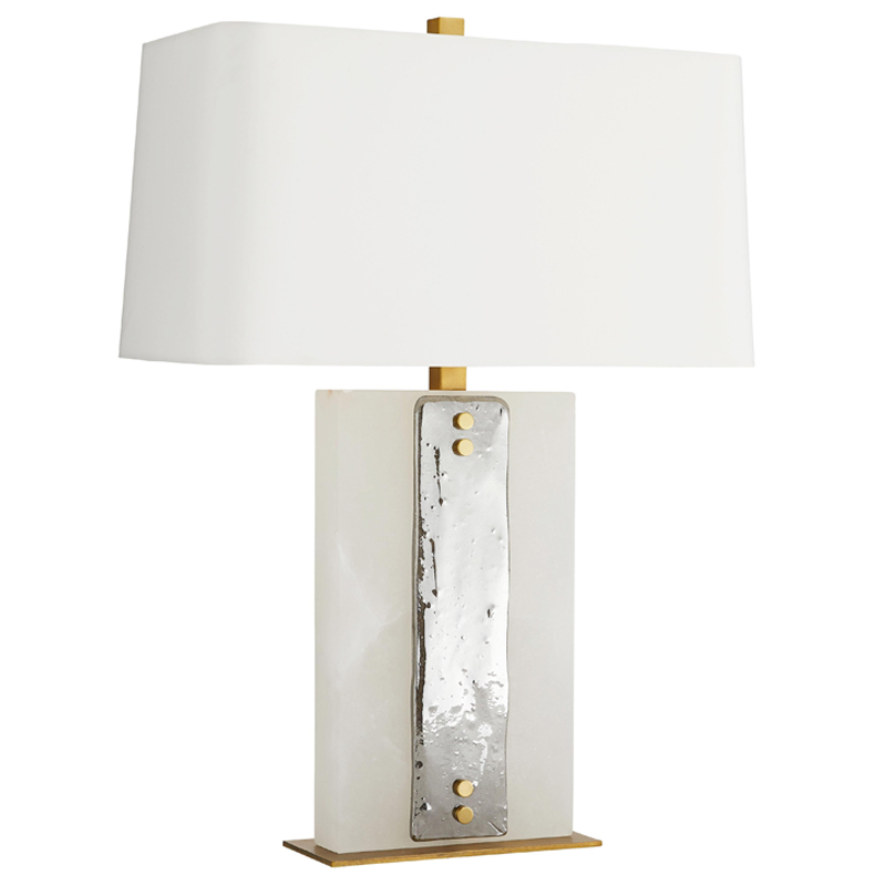 Дизайнерская настольная лампа URIAH LAMP Белый Серый Дизайнерская настольная лампа URIAH LAMP Белый Серый в Брянске | Loft Concept