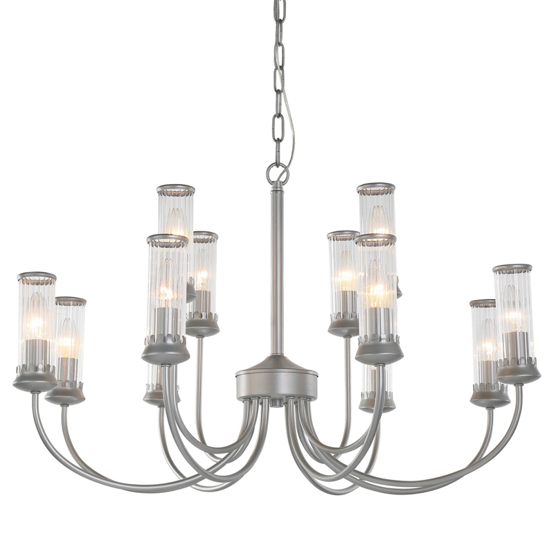 Люстра Morgane Chandelier silver 78 Серебряный Прозрачный Люстра Morgane Chandelier silver 78 Серебряный Прозрачный в Брянске | Loft Concept