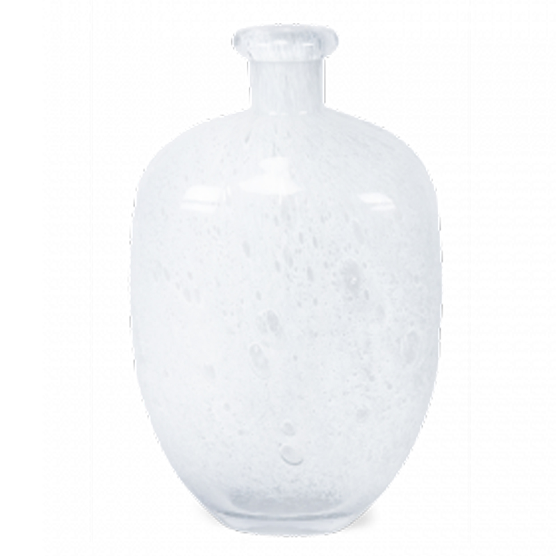Ваза Air Bubbles Vase glass h36 Белый Ваза Air Bubbles Vase glass h36 Белый в Брянске | Loft Concept