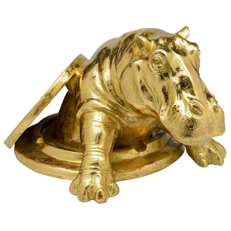 Статуэтка Golden Hippo Золотой Статуэтка Golden Hippo Золотой в Брянске | Loft Concept