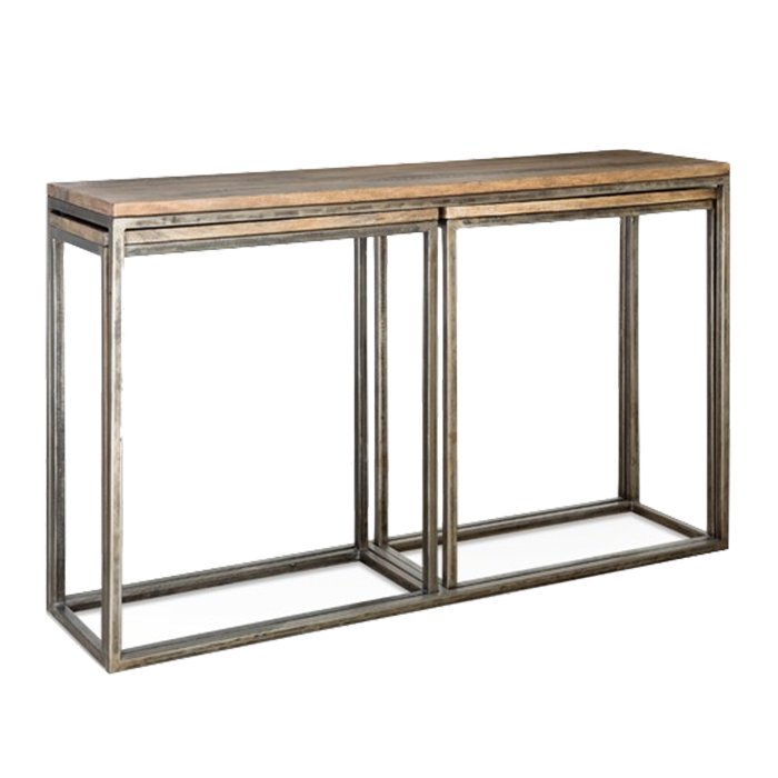 Консоль Industrial Metal Rust Triple Console Table Консоль Industrial Metal Rust Triple Console Table в Брянске | Loft Concept