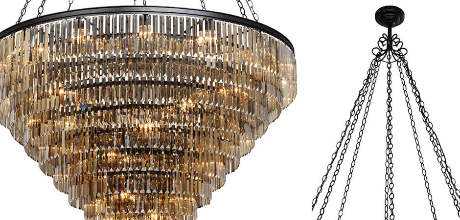 Большая Многоярусная люстра ODEON Amber GLASS 11-TIER диаметр 160 см Большая Многоярусная люстра ODEON Amber GLASS 11-TIER диаметр 160 см - Loft-Concept в Брянске